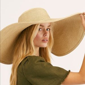Free People “Shady Character” Wide Brim Hat
